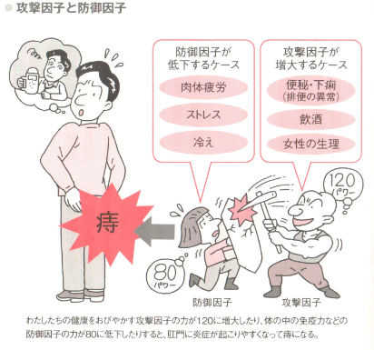 攻撃因子と防御因子
